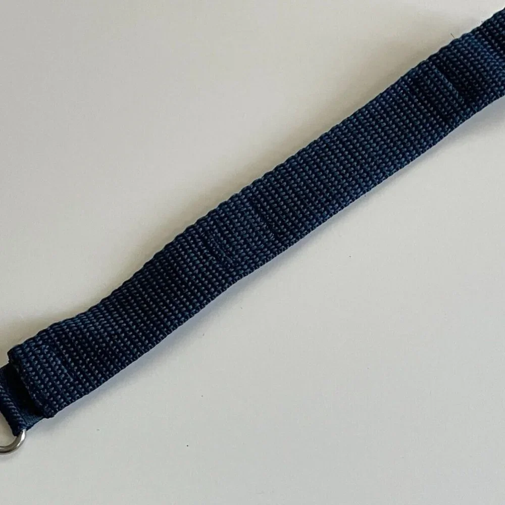 Unbranded Replacement Band Strap Nylon Blue Sport Adjustable Band Size 20-24mm